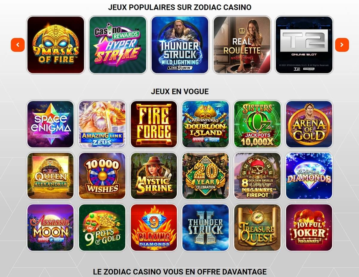 Zodiac Casino Conseils Et Avantage De Bonus